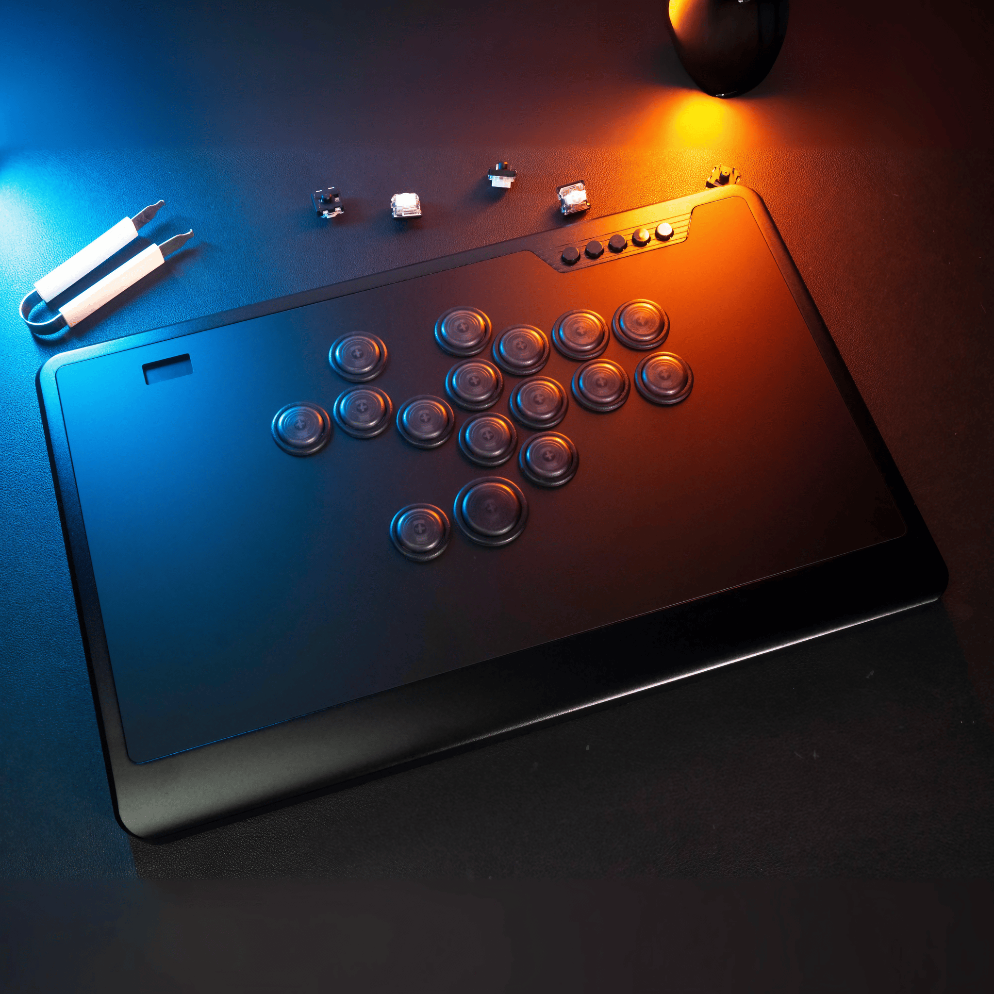 Tikitaka 日本公式ショップ VSLAB 薄型レバーレス TIKITAKA Eシリーズ エリート版 E16 Black WideSize PC ナイロンボタン